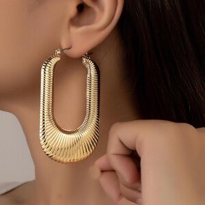 Elegant Gold Hoop Earrings